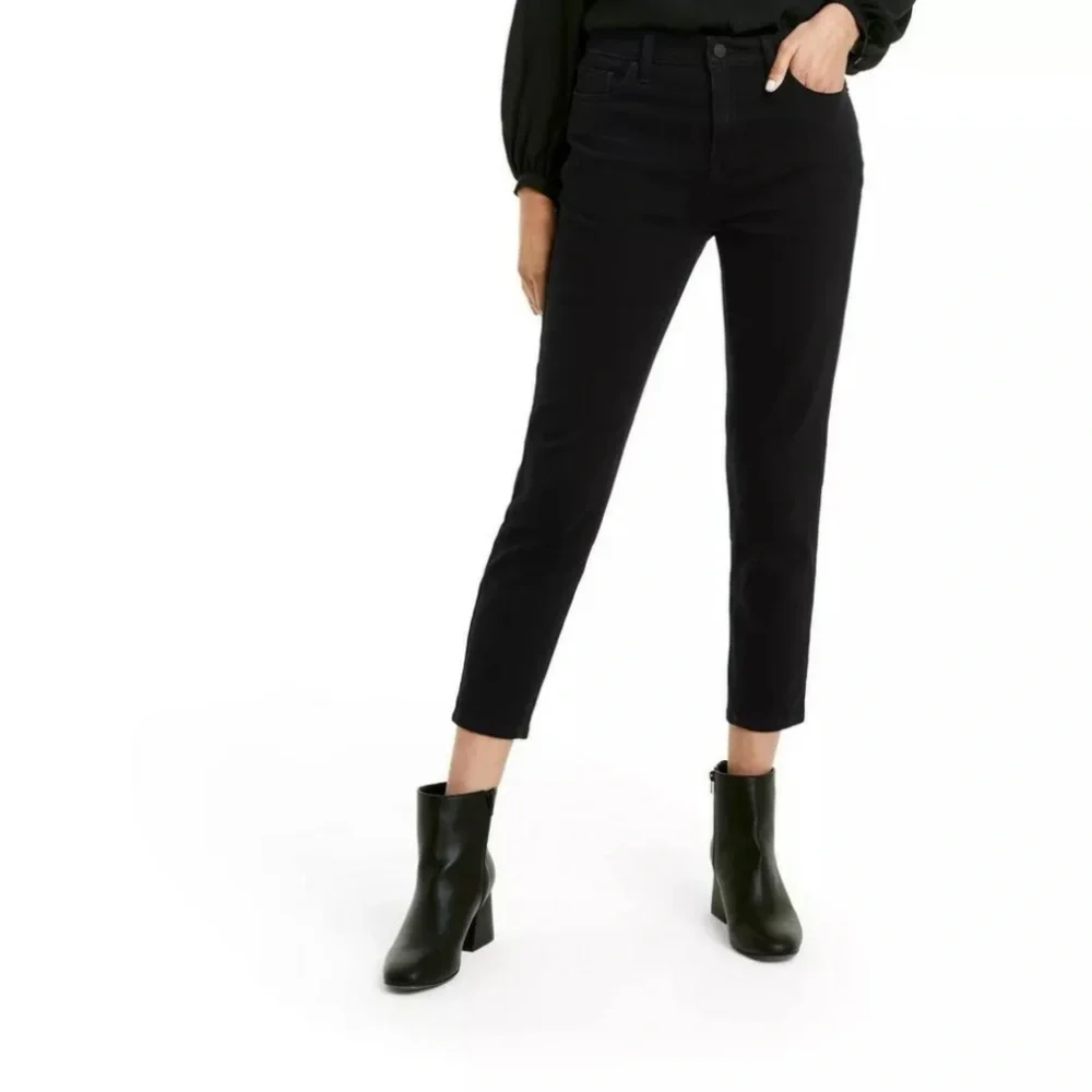 High-Rise Ankle Length Skinny Jeans - Nili Lotan x Target Black size  0 4 6 14 - Picture 10 of 15